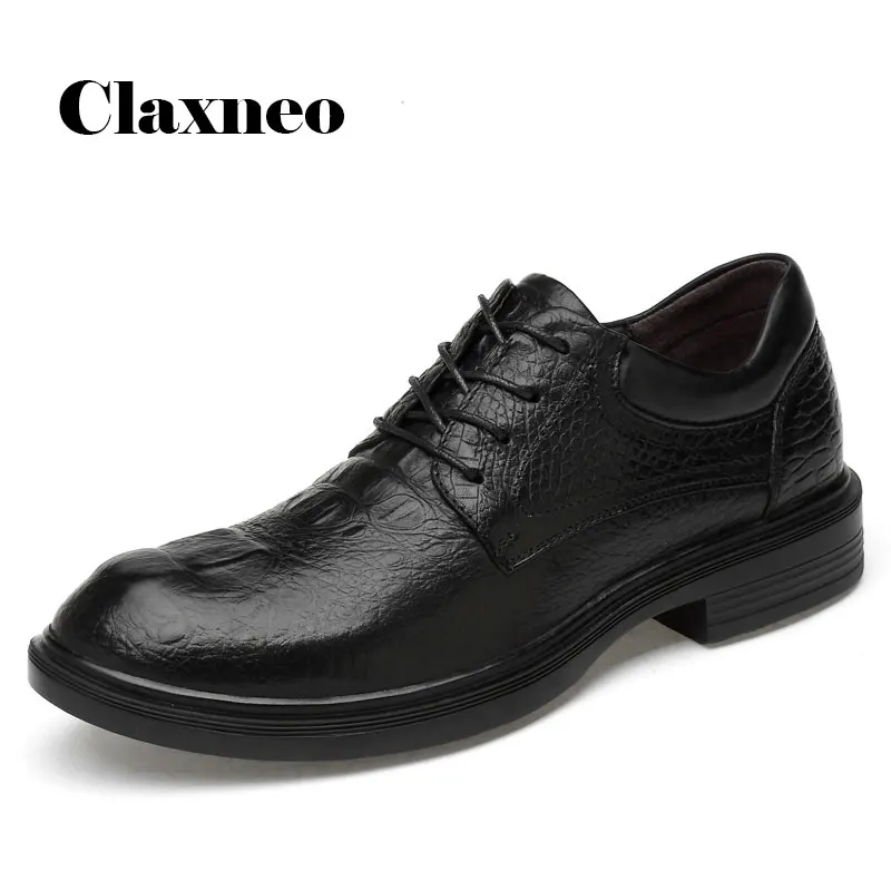 

Cax/мужские формальные модельные туфли из натуральной кожи; коллекция 2019 года; сезон осень; мужские туфли-оксфорды из крокодиловой кожи; Мужс...
