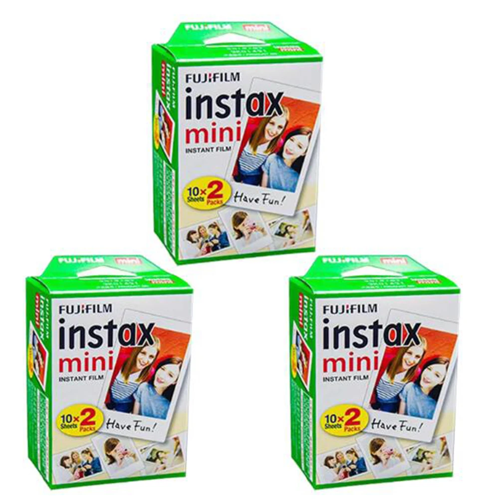 60 листов оригинальная белая пленка Fujifilm Fuji Instax Mini для Polariod mini7 7s 8 10 20 25 50s 50i SP1 dw sp-1