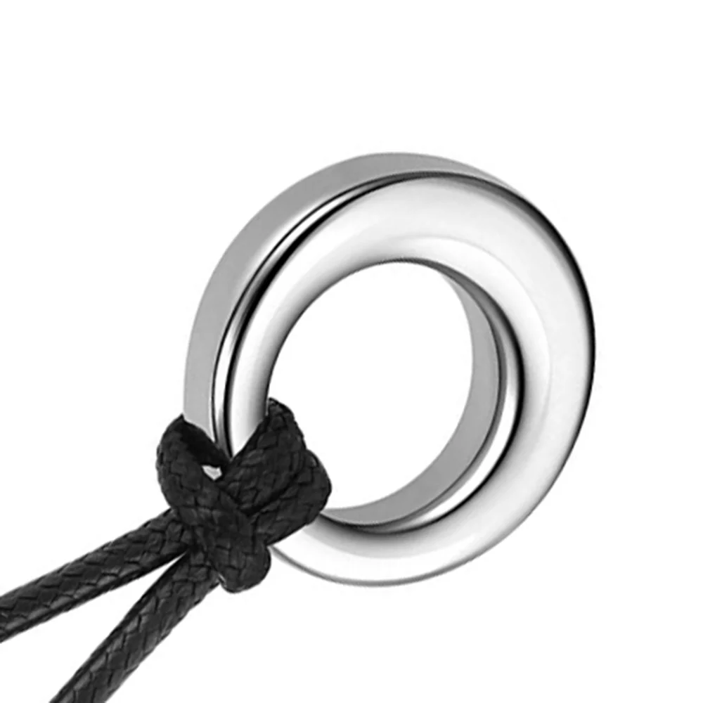 Круг вечности жизни кремационная Ювелирная урна из нержавеющей стали ожерелье