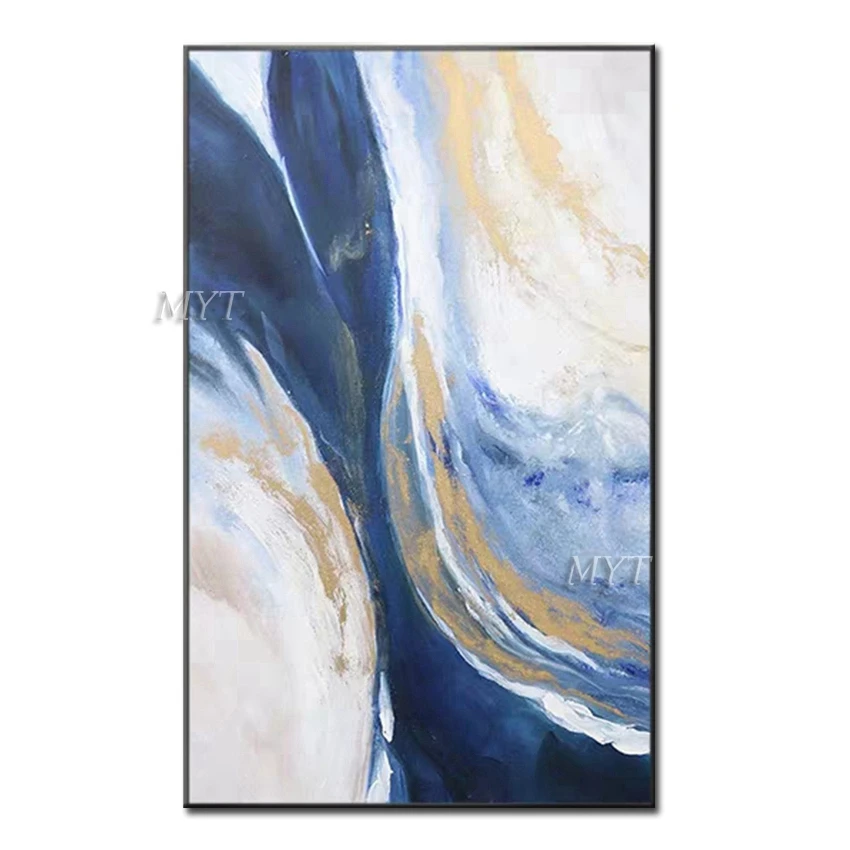 100% домашнее украшение ручной работы современная абстрактная картина маслом