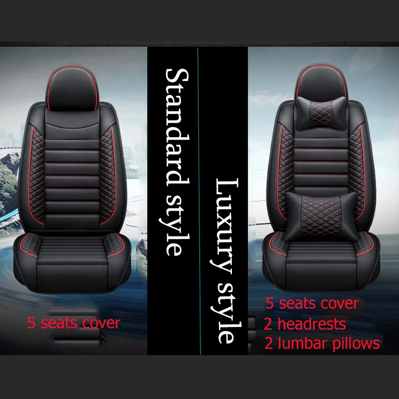 Роскошный кожаный чехол для автомобильного сиденья Mazda 2 3 6 CX5 Axela универсальный на