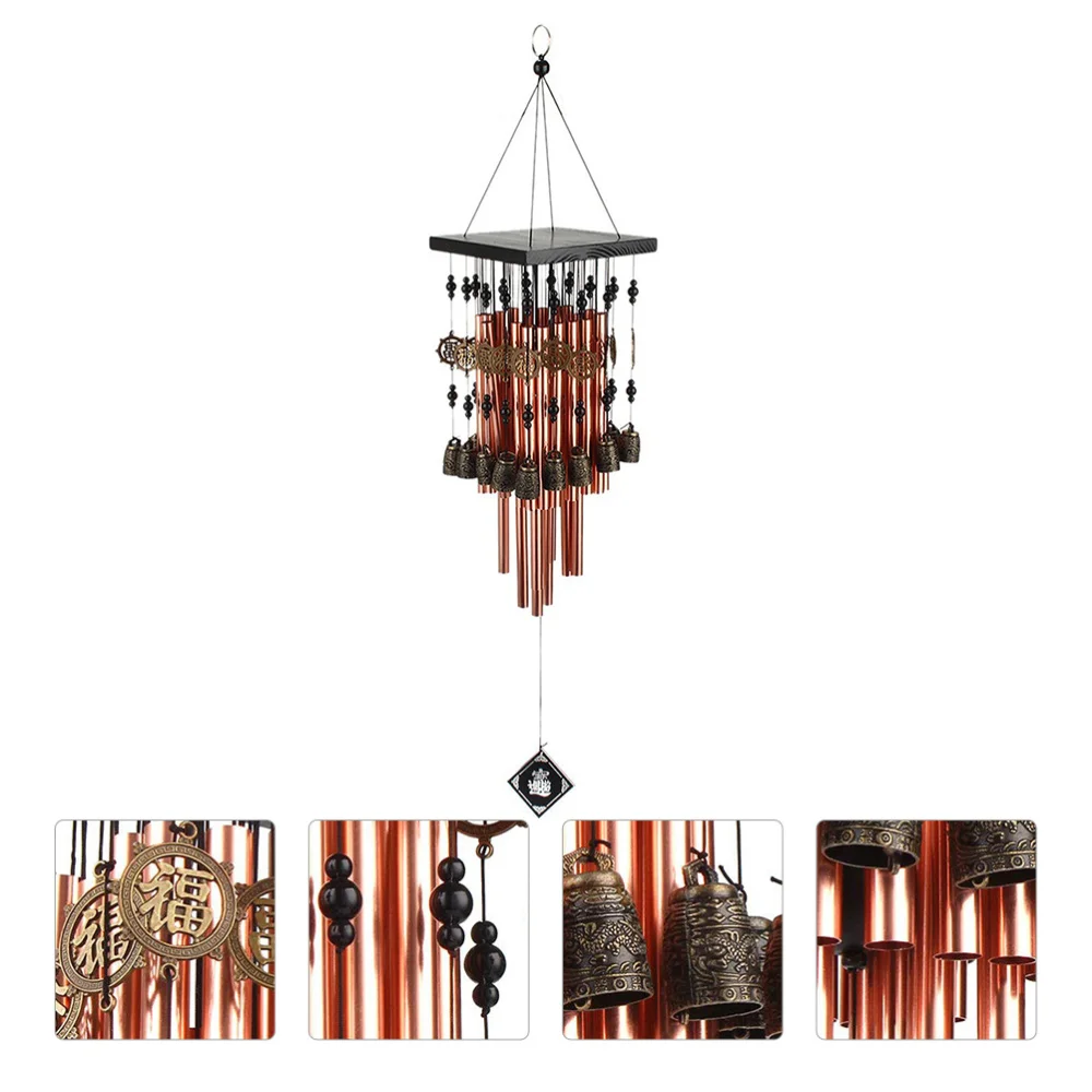 

1pc Retro Home Decoration Creative Wind Chime Pendant Garden Hanging Adornment
