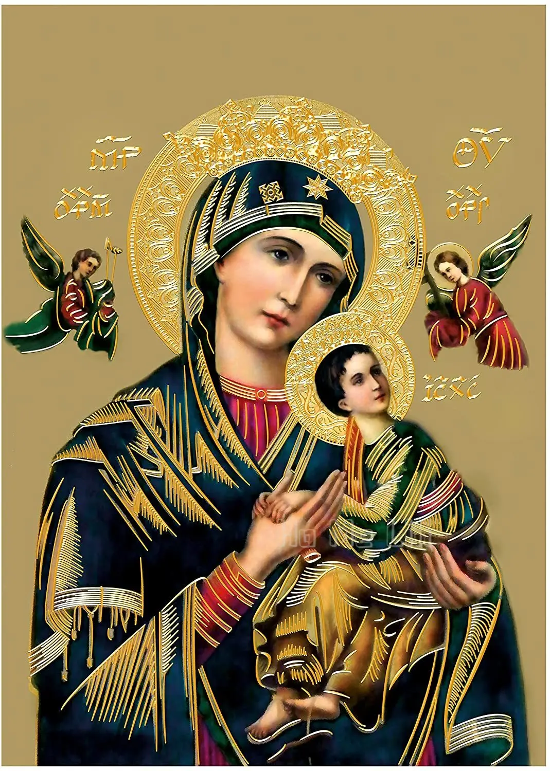 

Mother Of Perpetual Help Religious Wall Art Print Poster