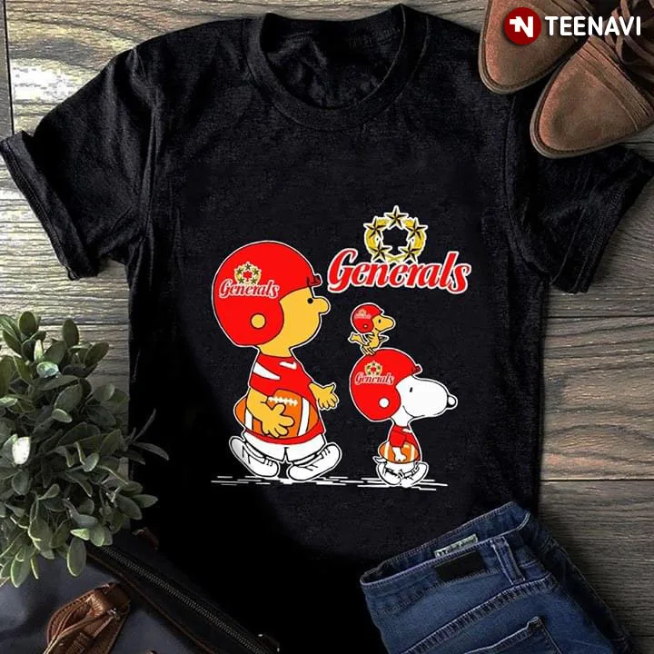 Футболка &quotPeanuts Charlie коричневая And Snoopy New Jersey Generals&quot|Мужские футболки| |
