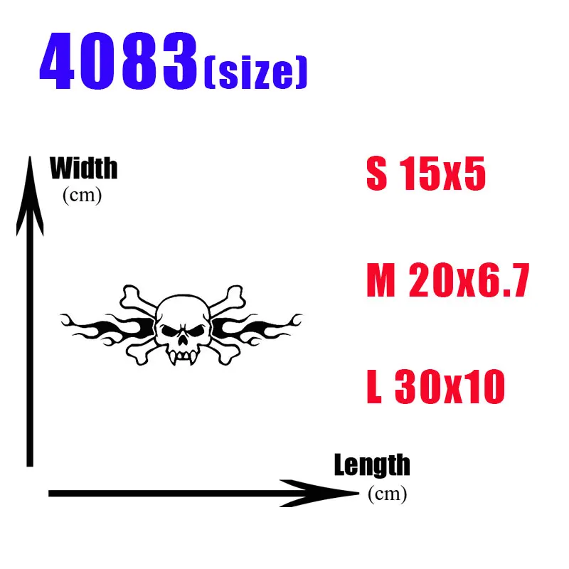 Автомобильная наклейка в виде черепа 3d Виниловые наклейки для автомобилей