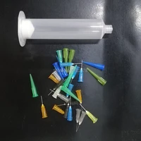 20pcs 30cc syringes syringe tips caps needle kit