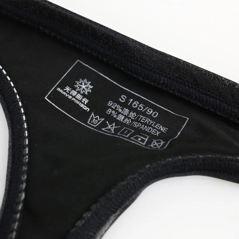 Для мужчин купальный костюм из двух частей Купальники Трусы стринги Нижнее белье