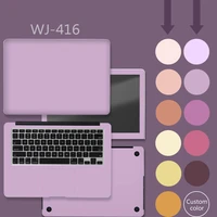 diy solid color laptop skins vinyl morandi color laptop sticker for 111213141517 inch decorate decal for macbooklenovohp