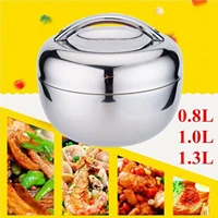bento round thermal lunch box stainless steel insulated thermals food container hot food thermo bottle instant noodle bowl