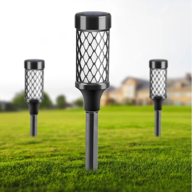 

1/4PCS 10 LED Outdoor Solar Garden Lights Waterproof In-Ground Light Solar Lamp Lighting For Pathway Yard Deck White/Warm Lamp