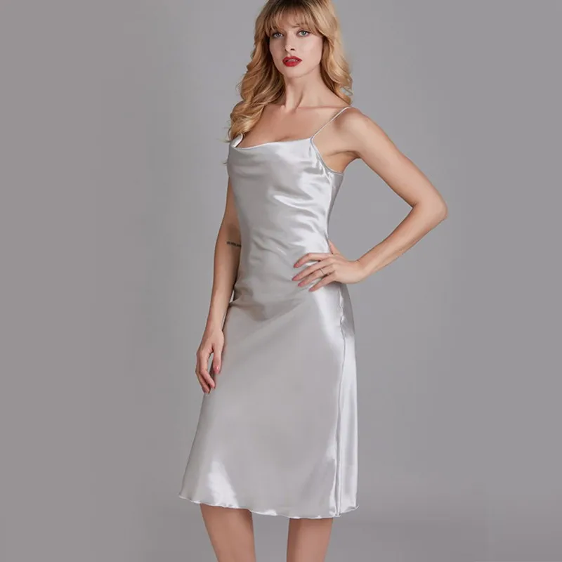 

Новая женская пижама на бретельках с воротником-качели, домашняя пижама из искусственного шелка, повседневная домашняя одежда