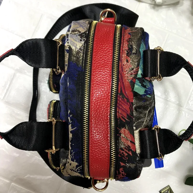 New Fashion Floral Printed Totes Bag Women Pocket Casual Shoulder Multifunctional Handbag Lightweight Packing Crossbody Bags | Багаж и
