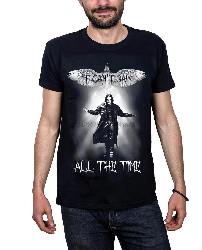 Футболка The Crow футболка с фильмом Eric Draven Brandon Lee not always Llovera It can rain все раз XS