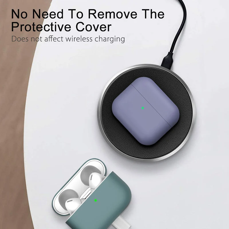 Жидкий силиконовый чехол для airpods Pro Чехол 2019 Apple беспроводные bluetooth наушники AirPods 3