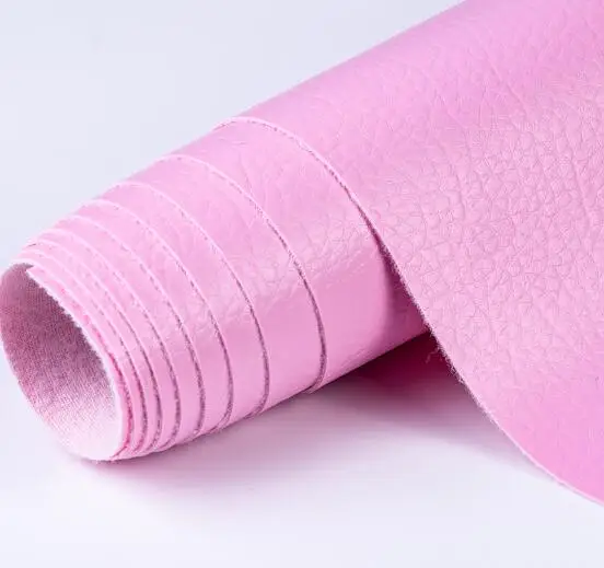 5 Pink 50*138 см Синтетическая кожа личи искусственная кожа ткань искусственная кожа ткани DIY сумка Диванный домашний декор швейный материал Однотонная искусственная искусственная кожа Ткань для шитья DIY Сумка Обувь - Цвет: 5 Pink