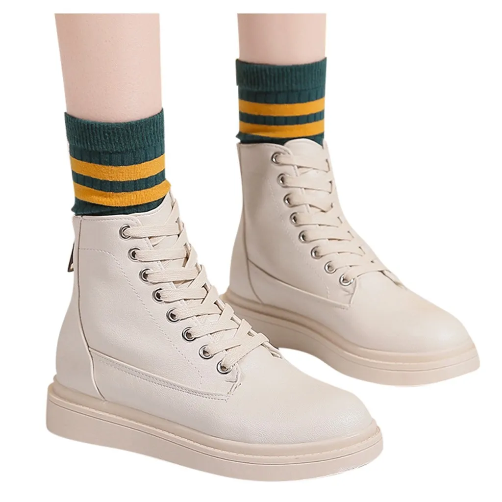 Белые ботильоны для женщин женские кожаные зимние ботинки водонепроницаемые botas