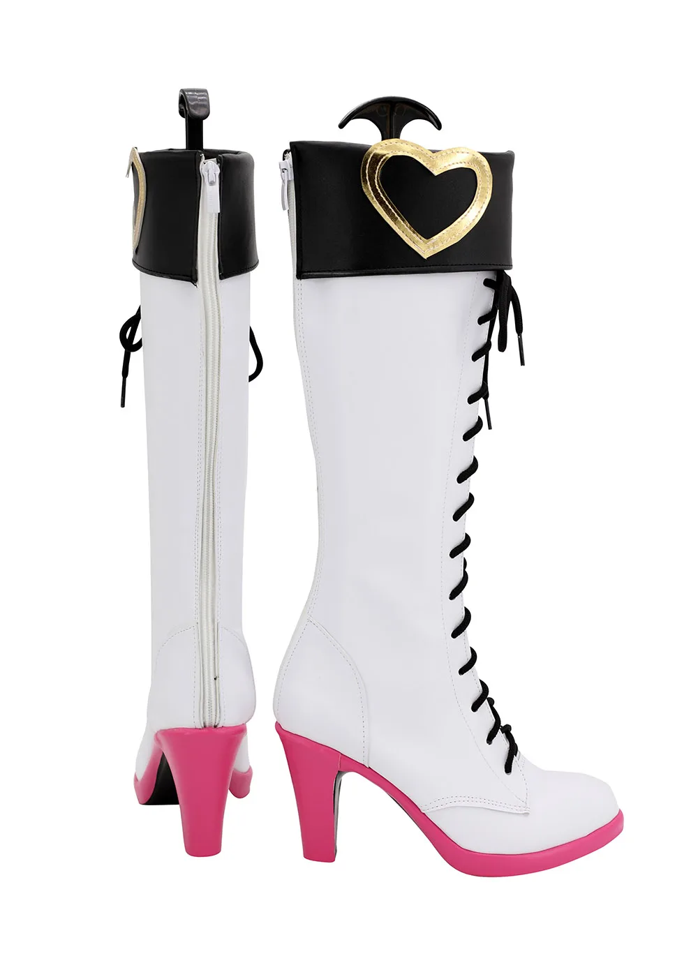 Game Arknights Sora Cosplay Boots White Shoes High Heel Custom Made | Тематическая одежда и униформа