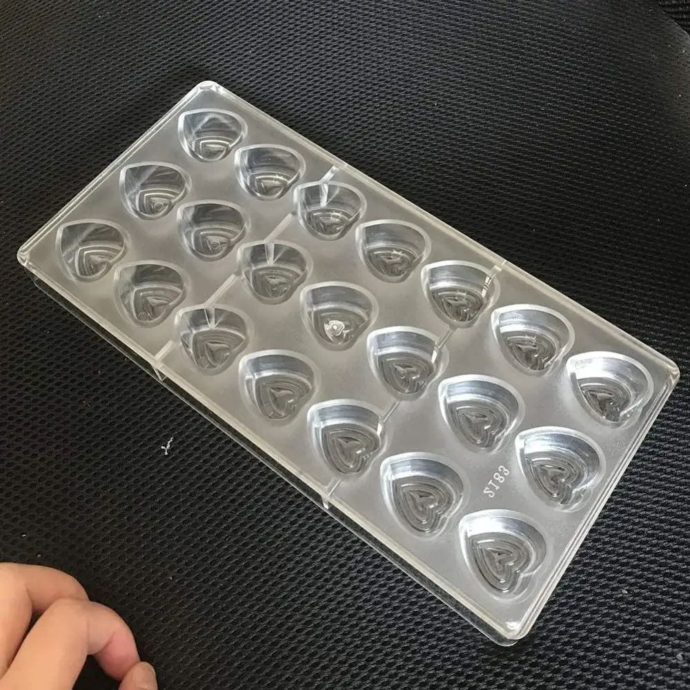 Поликарбонат 3D форма для шоколада сердце самостоятельного приготовления