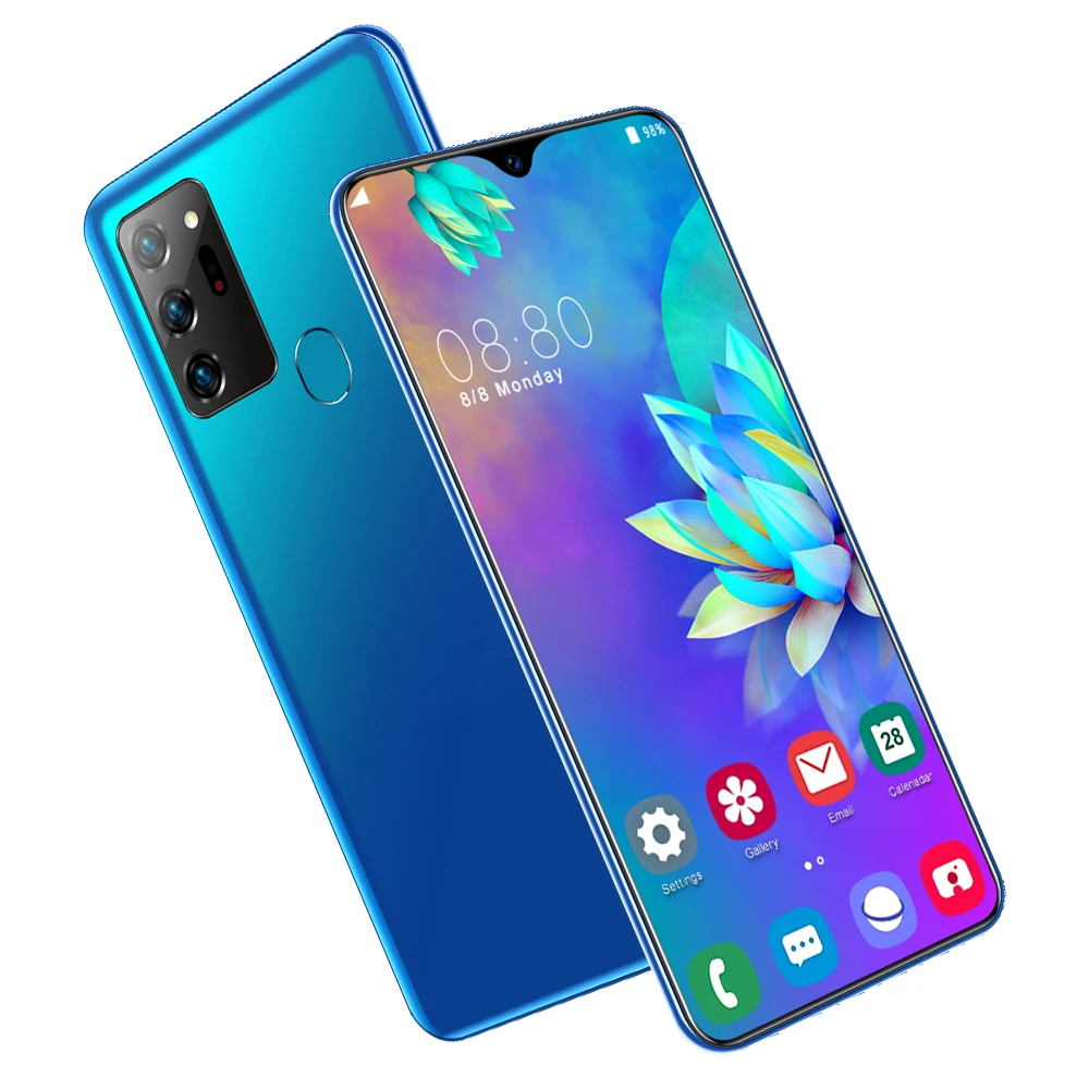 

Note20U 6.3 Inch Full Screen 13+32MP 4800mAh Face Finger Unlock Smartphones Dual SIM+Micro SD 5G LTE 4800mAh Andriod Cell Phone