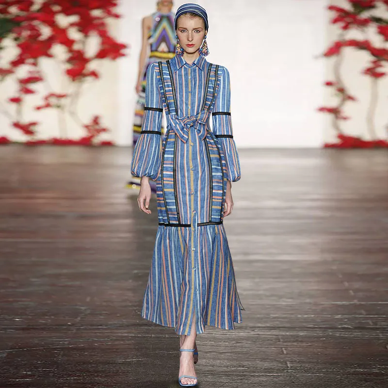 Подиумная модельер Высокое качество Весна Осень Новое женское вечернее