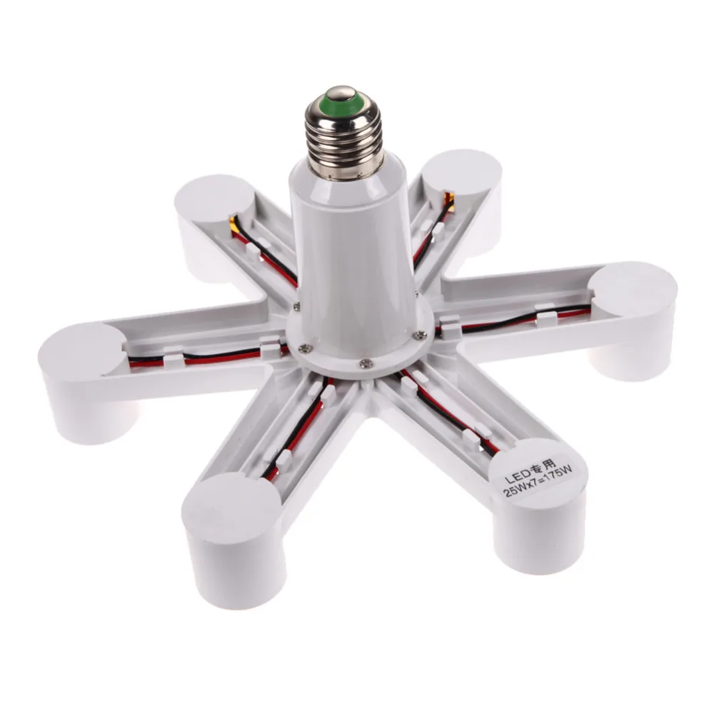 Цоколь e27 от 1 до 7 светодиодный держатель для ламп разделитель ламп|e27 socket base|e27