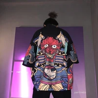 fashion man japanese kimono cardigan yukata male kimono jacket men japan harajuku streetwear samurai clothes yukata haori obi