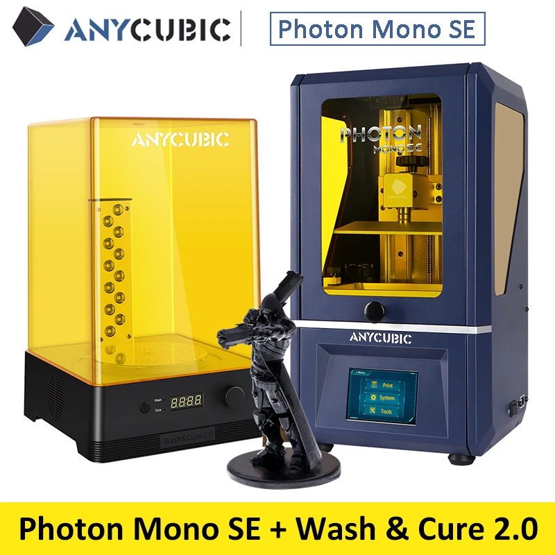 3D принтер ANYCUBIC Photon Mono SE с монохромным ЖК дисплеем 6 08 ƈk высокоскоростной