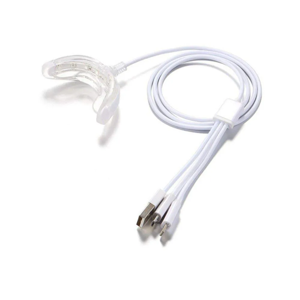 Портативный USB Стоматологическое отбеливание зубов устройства 16 светодиодный