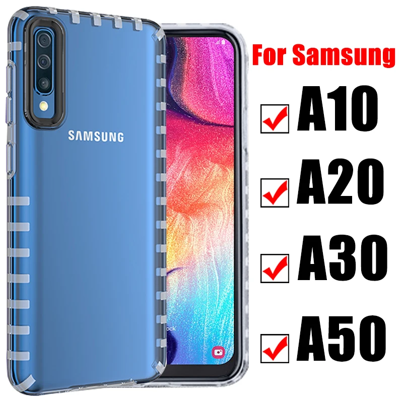 Case On The For Samsung Galaxy S50 50A Soft Cover Samsun Galax A10 A20 A30 A 50 30 20 10 30A Ultra Thin Bumper Clear Coque Capa |