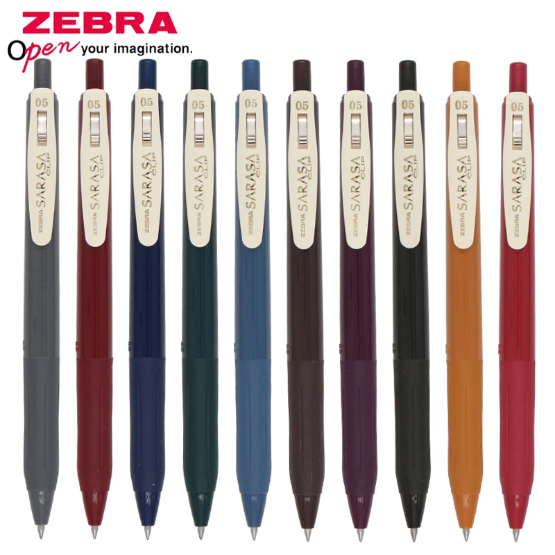 1 шт Япония ZEBRA SARASA гелевая ручка JJ15 ретро цвет 0 5 мм Ограниченная серия скорость