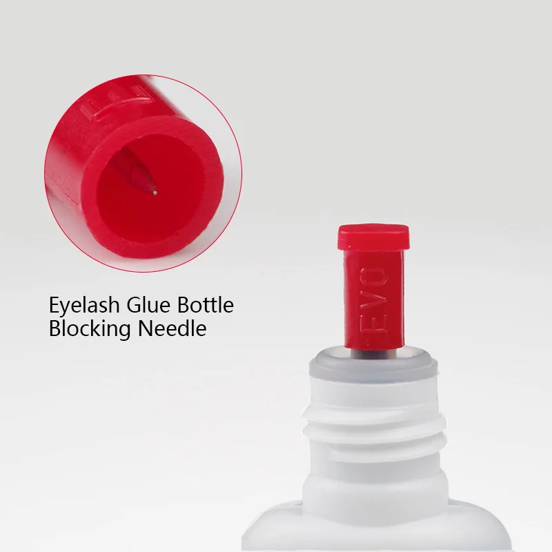 Универсальный 100 шт. клей бутылка для ресниц блокирующая игла Красота Клей драга