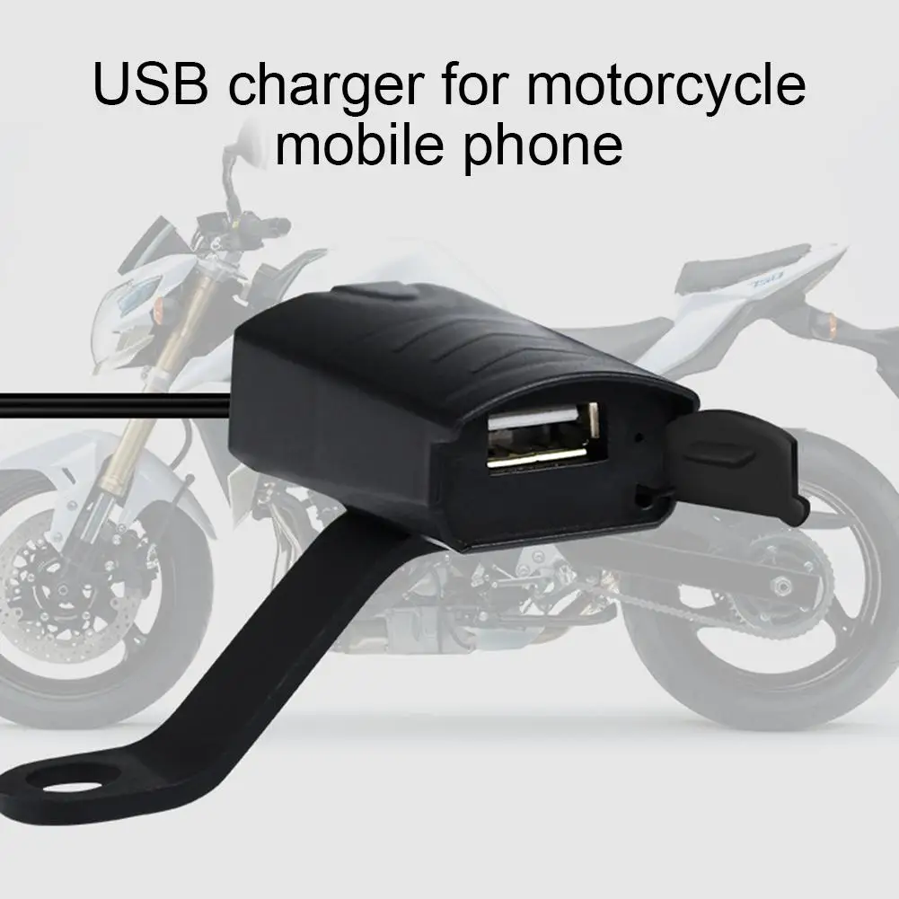 

Зарядное устройство USB на руль мотоцикла, 8-32 В, 12 В, CS-835A1, с индикасветильник, пластиковый металл