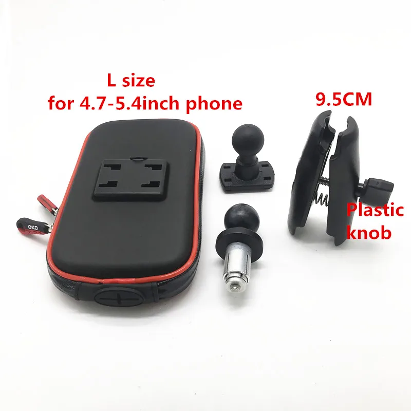 L size bag kit Держатель для телефона в вилка стержневой кронштейн мотонавигатор кронштейн для Yamaha YZF R1 2002- R6 2006- R1M 2007 2008 - Цвет: L size bag kit
