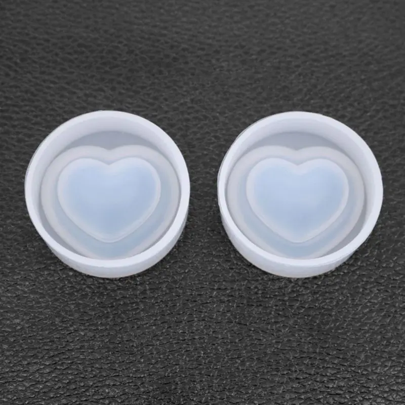 

DIY Crystal Epoxy Silicone Mold Double-layer Love Heart Shape Resin Molds 203B