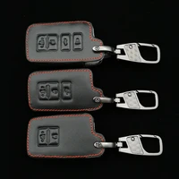leather car key cover case for toyota highlander land cruiser riez 86 hilux innova fortuner rav4 camry prado shield accessories