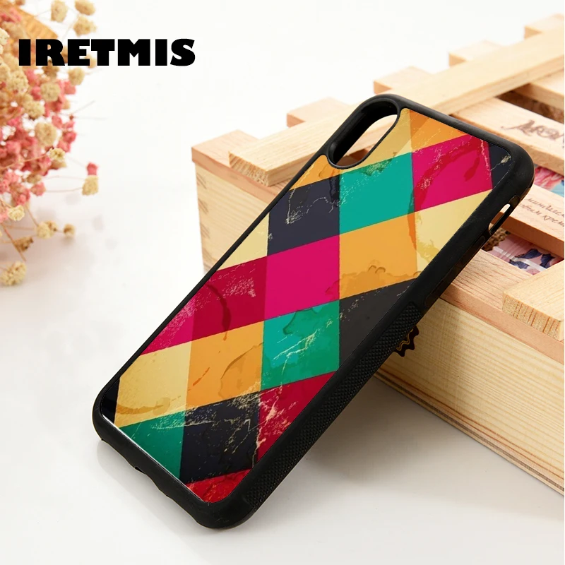 Iretmis 5 5S SE 6 6S Мягкий ТПУ силиконовый резиновый чехол для телефона iPhone 7 8 plus X Xs 11 Pro Max