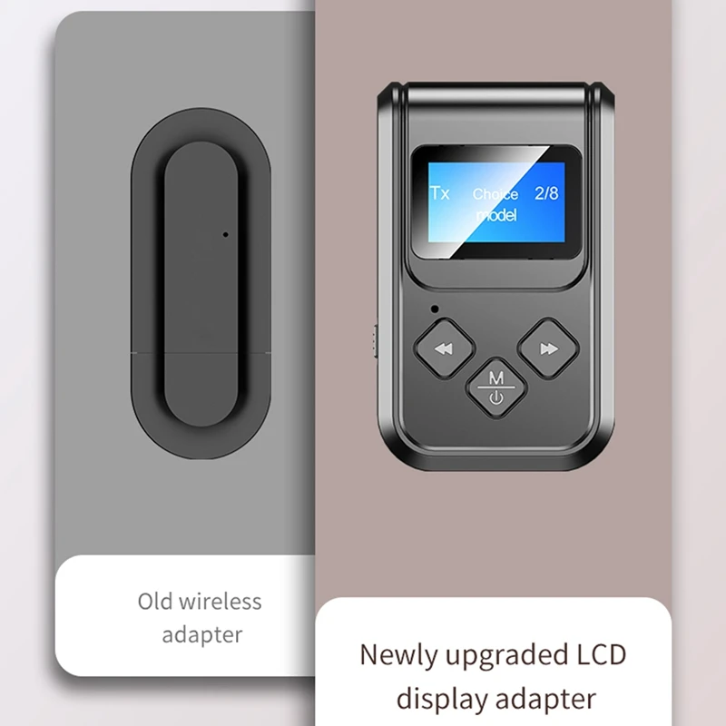 Bluetooth 5 0 приемник передатчик ЖК дисплей Наушники Стерео ТВ ПК автомобиля o