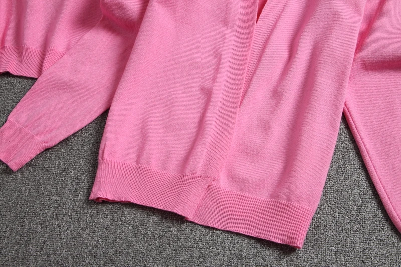 Женский трикотажный костюм ALPHALMODA Трикотажный из 3 предметов с длинными кардиган