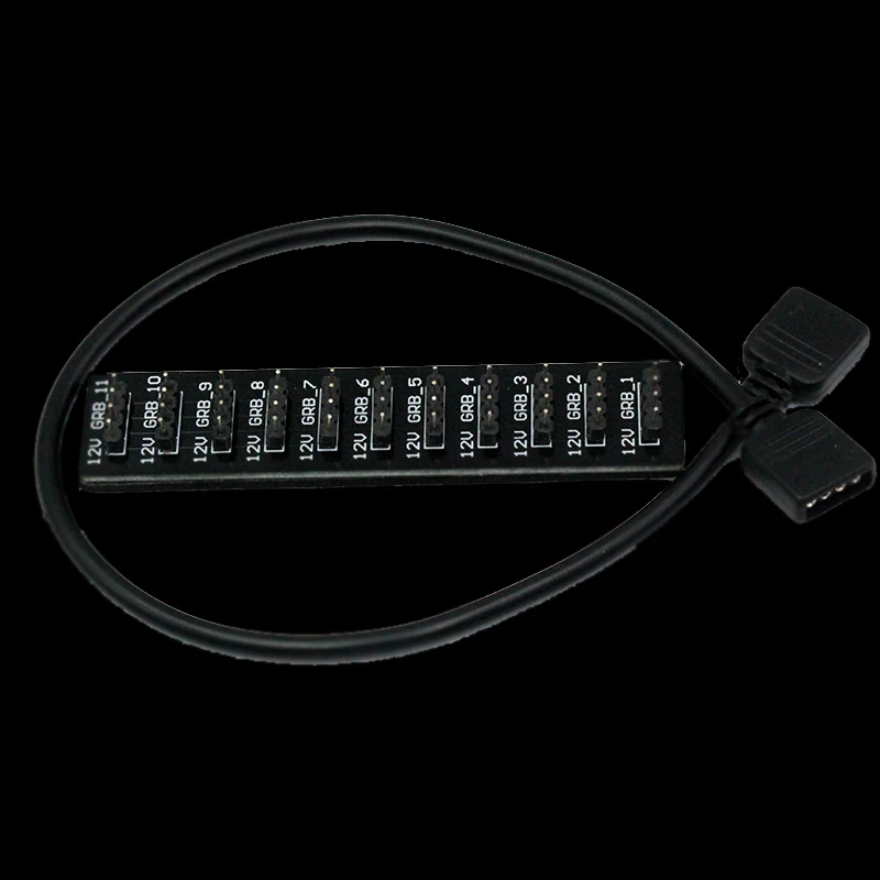 1 шт. RGB разветвитель для материнской платы 11 каналов|Компьютерные кабели и