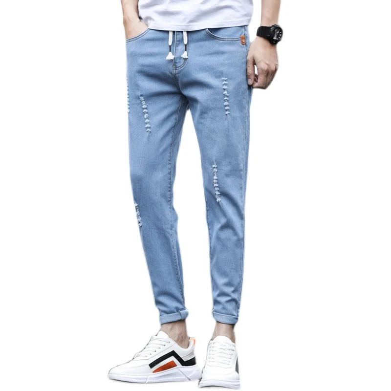 

Popular 2021 Casual Boy Wide leg Oversize Jeans For Men Shorts Boys Man Pants