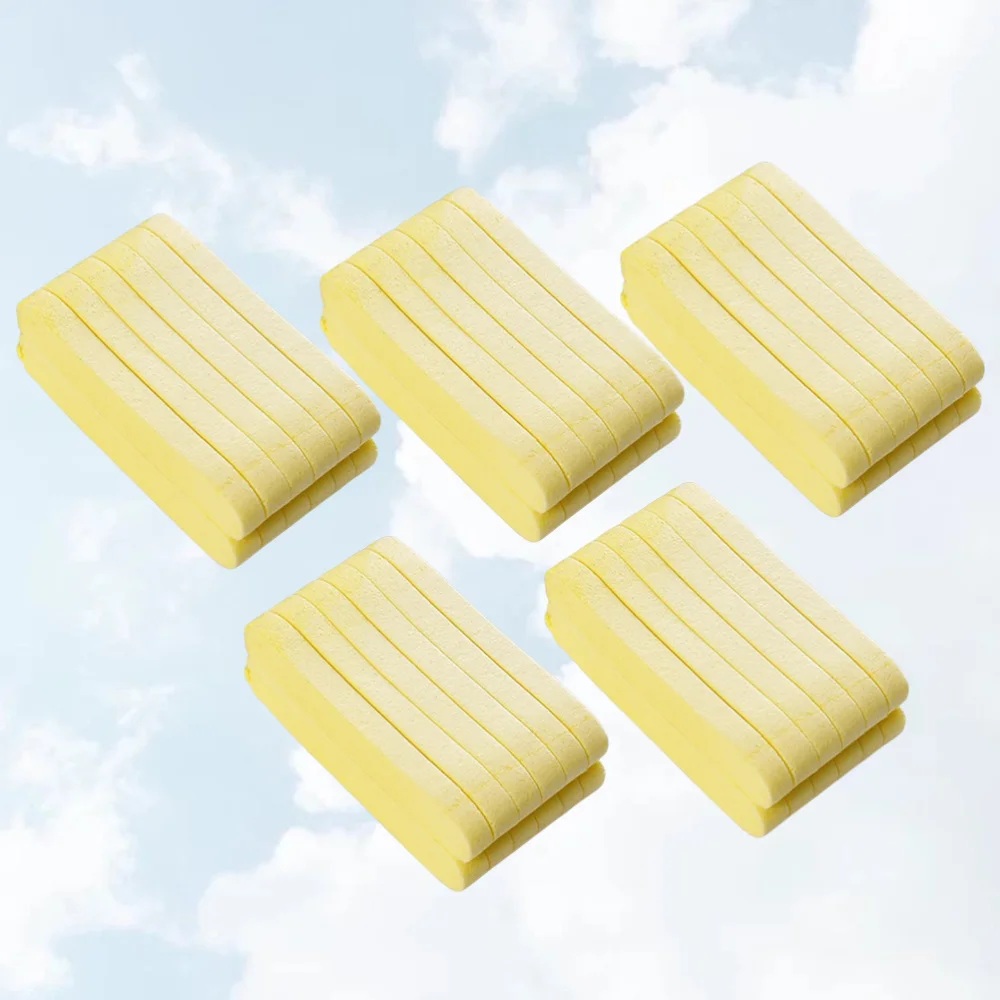 

96Pcs Cosmetic Puff Compress Facial Cleansing Sponge Face Cleansing Wash Sponge Makeup Exfoliator Exfoliating Tool )