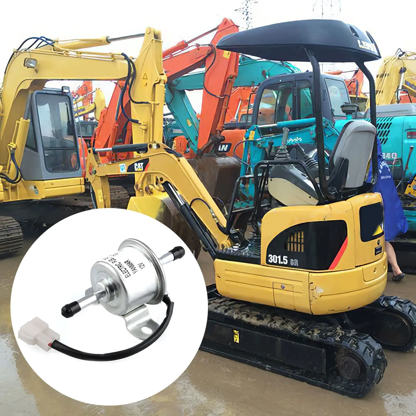 Электронный топливный насос алюминиевый перекачивающий низкого давления