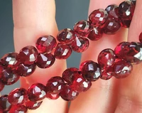 aa loose beads red garnet faceted onion shape side hole 20cm for diy jewelry making fppj wholesale beads nature