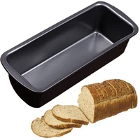 deep rectangle bread loaf bread baking pan carbon steel mold toast bread tray mold kitchen diy cake maker home baking party
