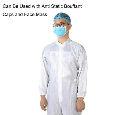 Антистатические комбинезоны Siamese унисекс ESD Lab Coat на пуговицах XXXL Blue | Канцтовары