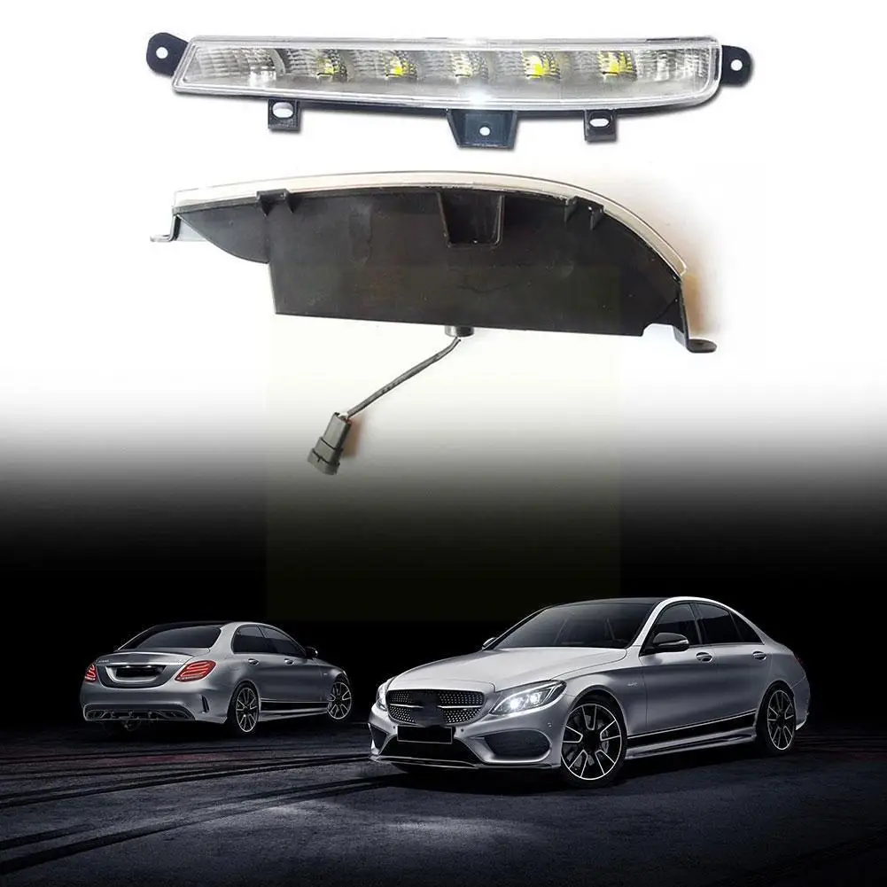 

2pcs Car Daytime Running Lights Waterproof Led Driving Light For Mercedes S-class S63 S65 W221 Front Fog Lights For H1j1