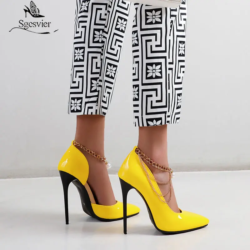 Sgesvier пикантные вечерние женские туфли-лодочки Туфли на высоком каблуке 12 см