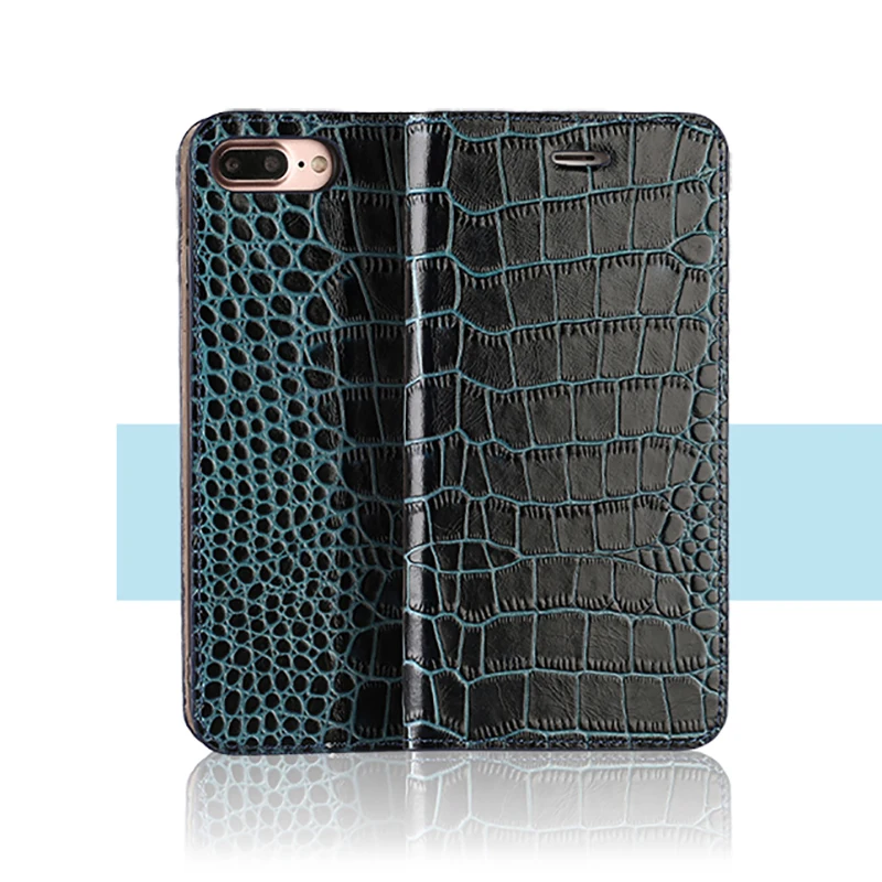 LANGSIDI брендовый чехол для телефона с откидной крышкой из крокодиловой кожи iPhone 11