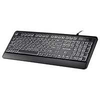 27ra large print keyboard usb wired computer keyboard with backlight colors 104 keys