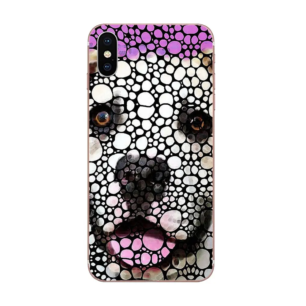 Красочный Puppy Pitbull Gog прекрасный пластик для Sony Xperia Z Z1 Z2 Z3 Z4 Z5 compact Mini M2 M4 M5 T3 E3 E5 XA XA1 XZ